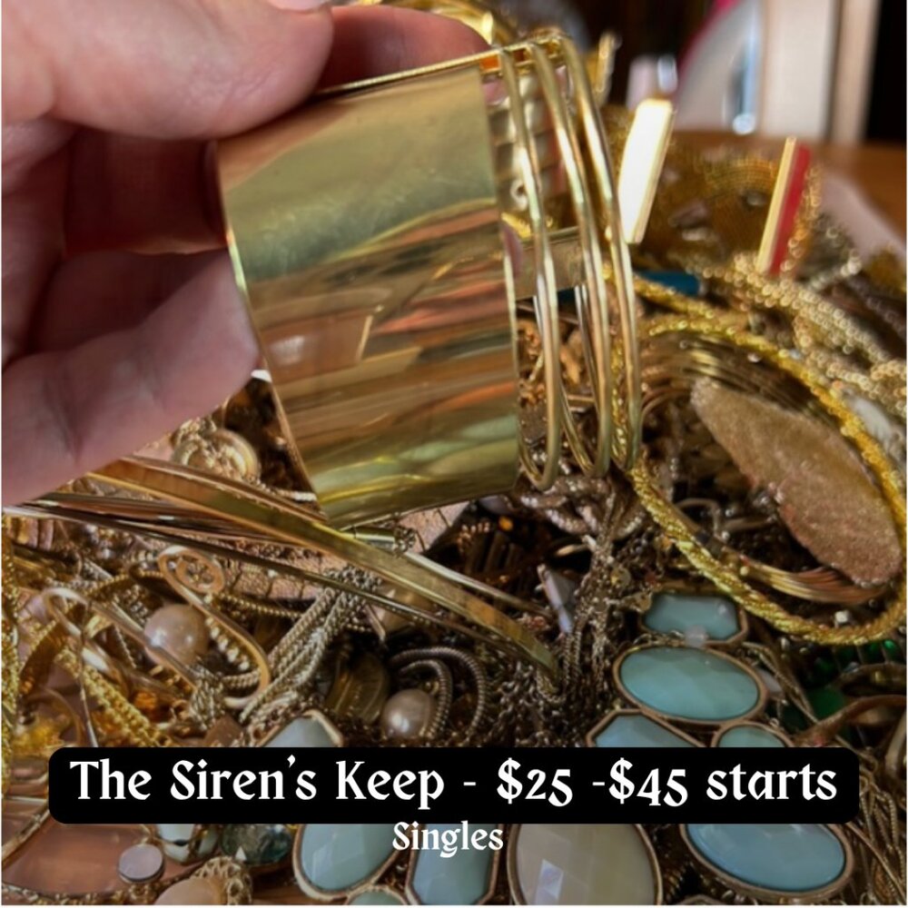 The Siren's Keep - $25 and upstarts. Higher end singles. Jewelry Lot.
